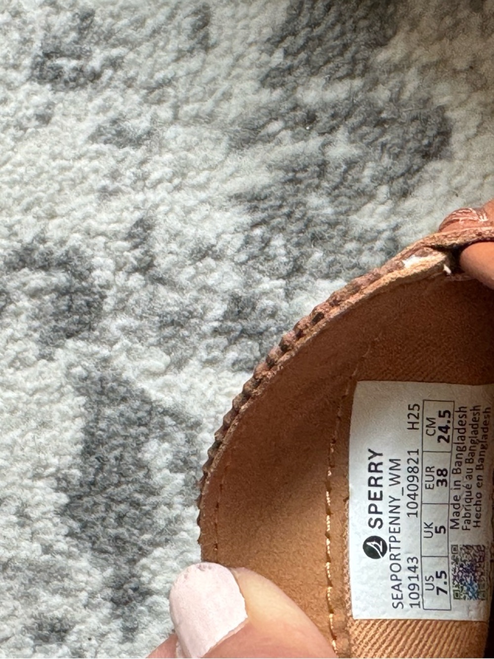 SPERRY NWOT Seaport Leather Penny Loafer - Picture 9 of 9